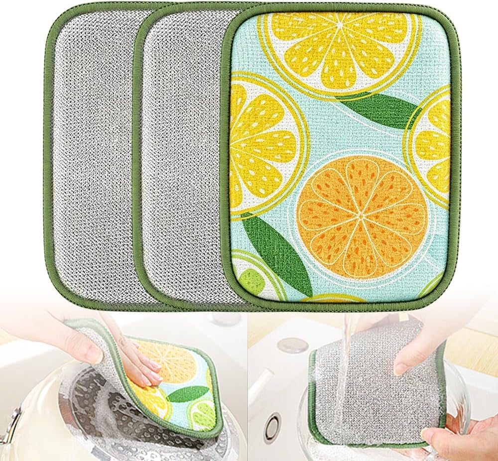 double-sided-steel-wire-cleaning-cloth-non-scratch-scrub-rag-for-pots-pans-3pcs