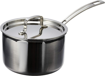 MCP193-18N Multiclad Pro Triple Ply Stainless 3-Quart Skillet, Saucepan W/Cover3