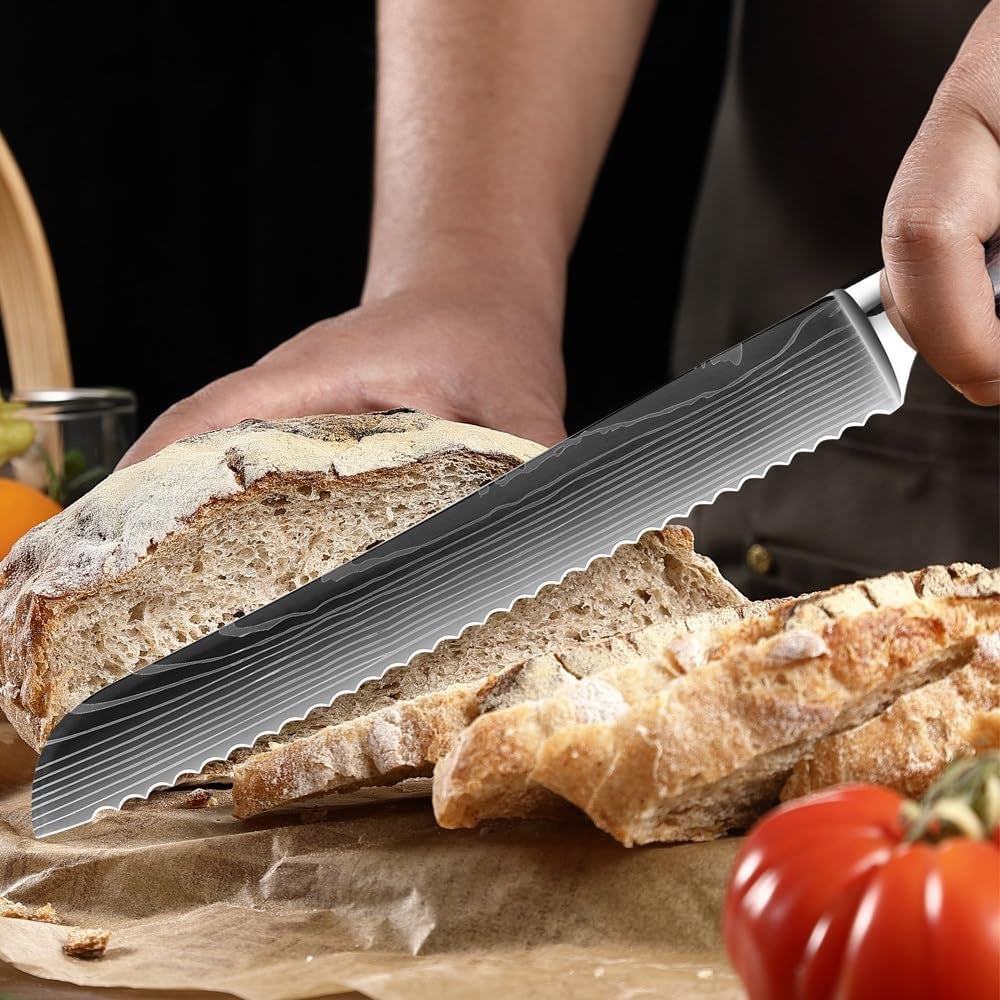 meat-cleaver-bread-knife-8-inch-serrated-knife-damascus-laser-pattern-steel-bread-knife-for-homemade-bread-sharp-edge-for-slicing-breadred-resin