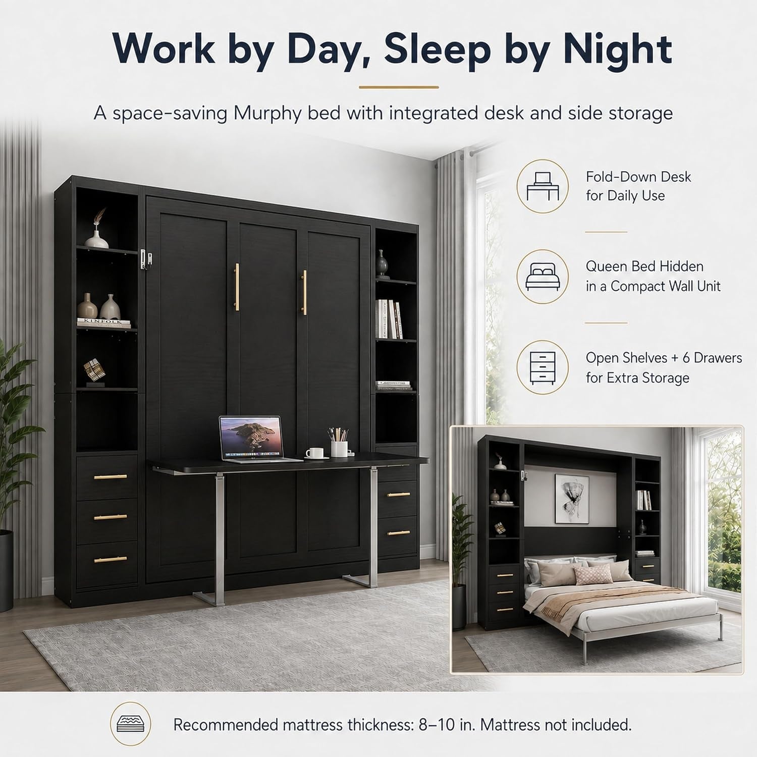 queen-murphy-bed-with-storage-integrated-desk-side-cabinets-and-drawers