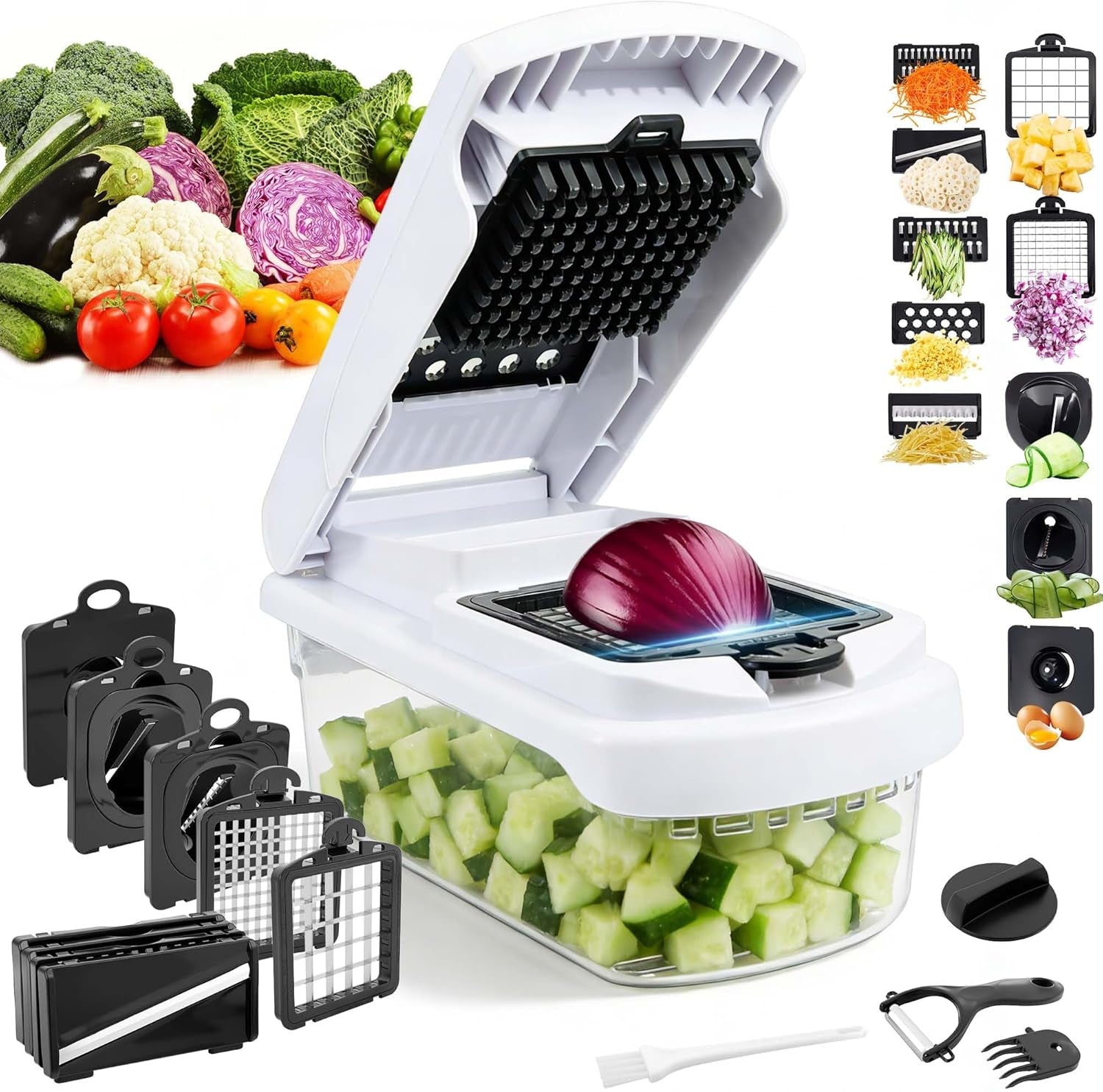 18-in-1-vegetable-chopper-mandoline-slicer-for-kitchen-food-chopper-with-container-veggie-cutter-onion-mincer-tomato-dicer-fruit-slicer-spiralizer-cheese-grater-kitchen-gadgets-house-essentials