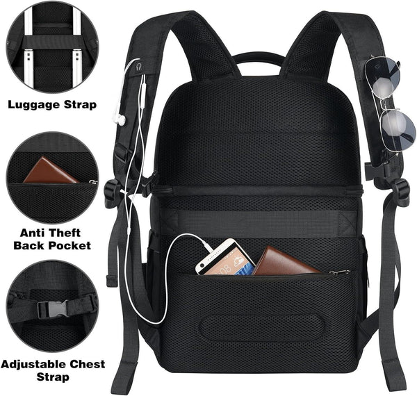 Cooler Backpack,Insulated Backpack Cooler Leakproof Double Deck Cooler Bag for Men Women RFID Lunch Backpack5