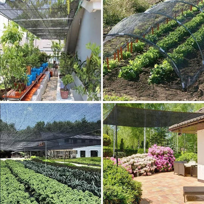 Shade Cloth for Garden Plants Greenhouse, 40-50% Sunblock Neting -For Outdoor Garden Lawn Plant Sun Shade Cloths for Kennel Chicken Coop Easier to Hang Net Cover6