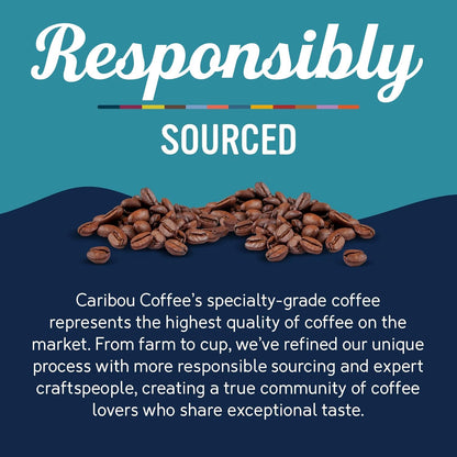, Medium Roast Ground Coffee, 100% Arabica Coffee - Caribou Blend 20 Ounce Bag4
