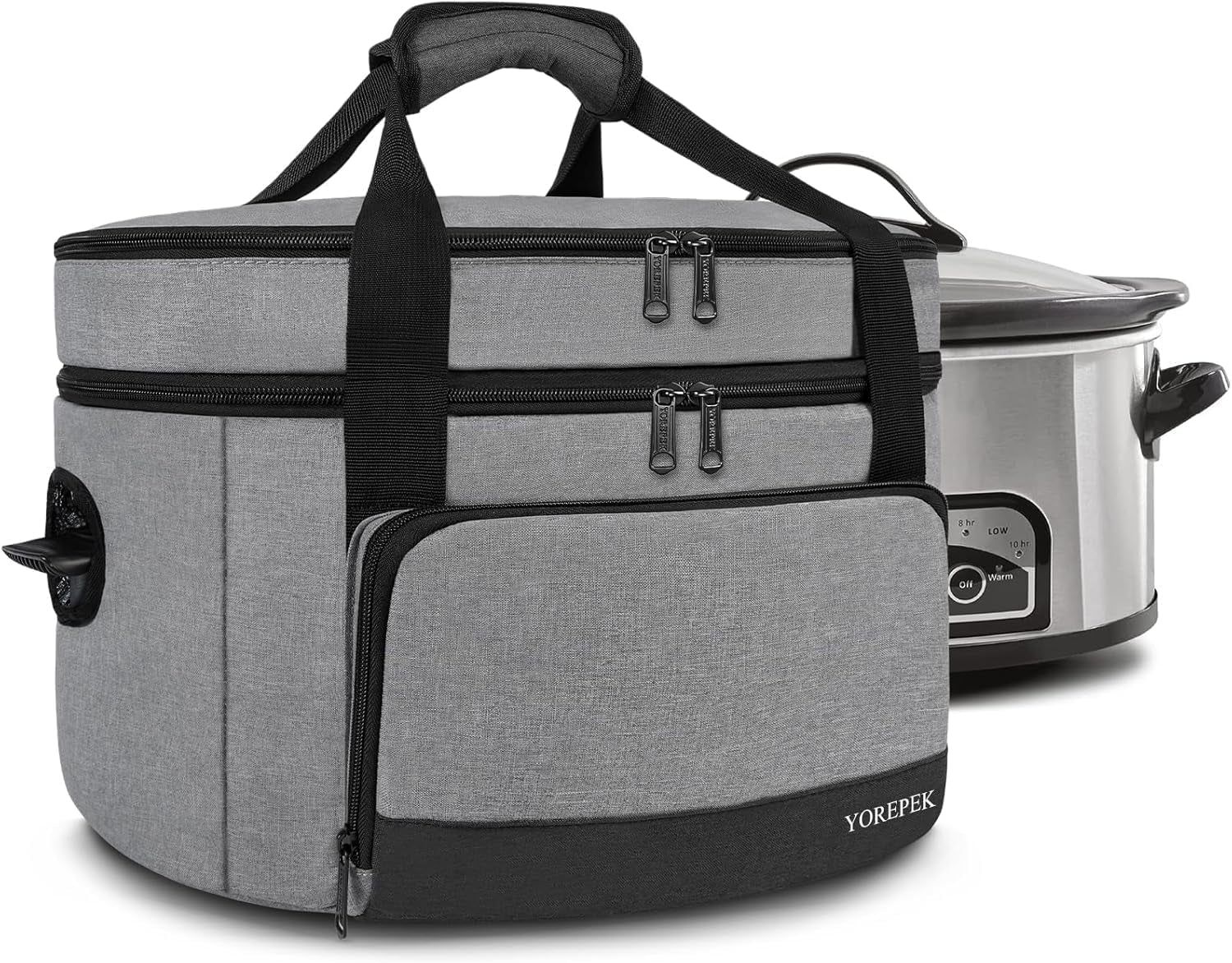 2-layer-slow-cooker-carrier-compatible-with-6-7-8-quart-crockpot-insulated-large-slow-cooker-travel-bag-with-bottom-pad-lid-fasten-straps-for-family-gathering-potluck-gift-for-women