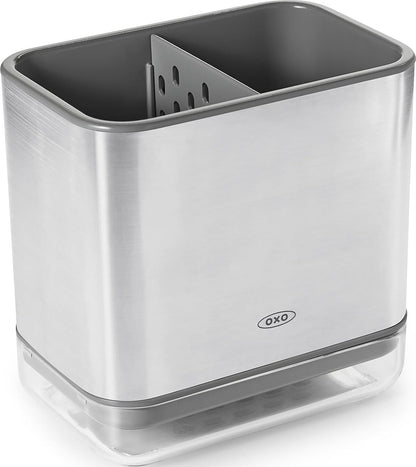 OXO Good Grips Stainless Steel Sink Organizer Caddy & Sponge Holder1