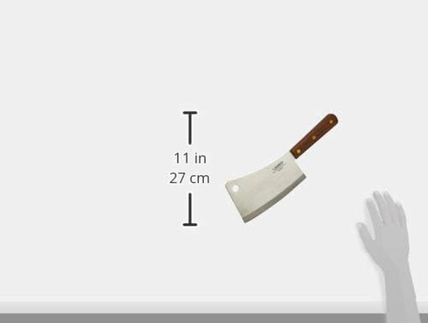 Meat Cleaver, 7.25 in High Carbon Steel Bone Knife, Walnut3
