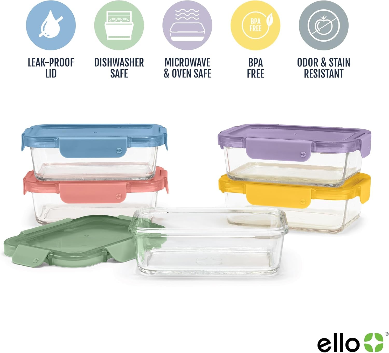 color-lock-3-4-cup-glass-meal-prep-containers-lids-5-pack-desert