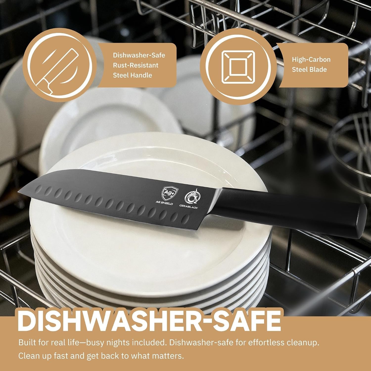 ®-black-blade-7-inch-santoku-knife-with-agshield™-cerablack™-technology-rust-resistant-easy-clean-finish-japanese-style-hollow-edge-for-dicing-mincing