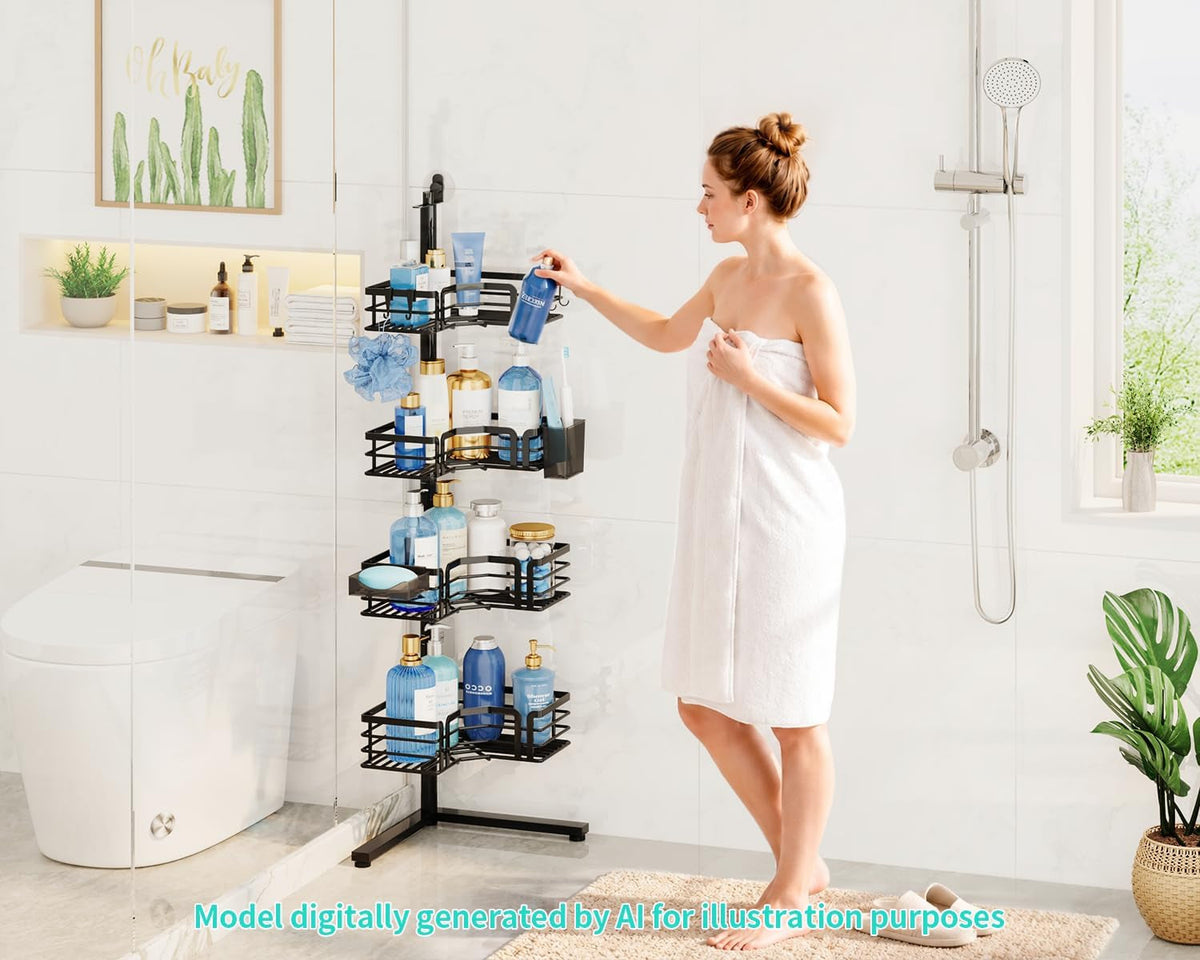corner-shower-caddy-stand-4-tier-adjustable-shower-shelves-black