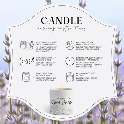 Sympathy Gifts for Loss of Loved One - Bereavement Gift for Loss of Mother Child Thinking of You Gift for Women Hug Candle Grief Present Cheer up Gifts for after Surgery Condolence Get Well Soon7