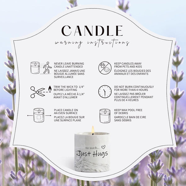 Sympathy Gifts for Loss of Loved One - Bereavement Gift for Loss of Mother Child Thinking of You Gift for Women Hug Candle Grief Present Cheer up Gifts for after Surgery Condolence Get Well Soon7