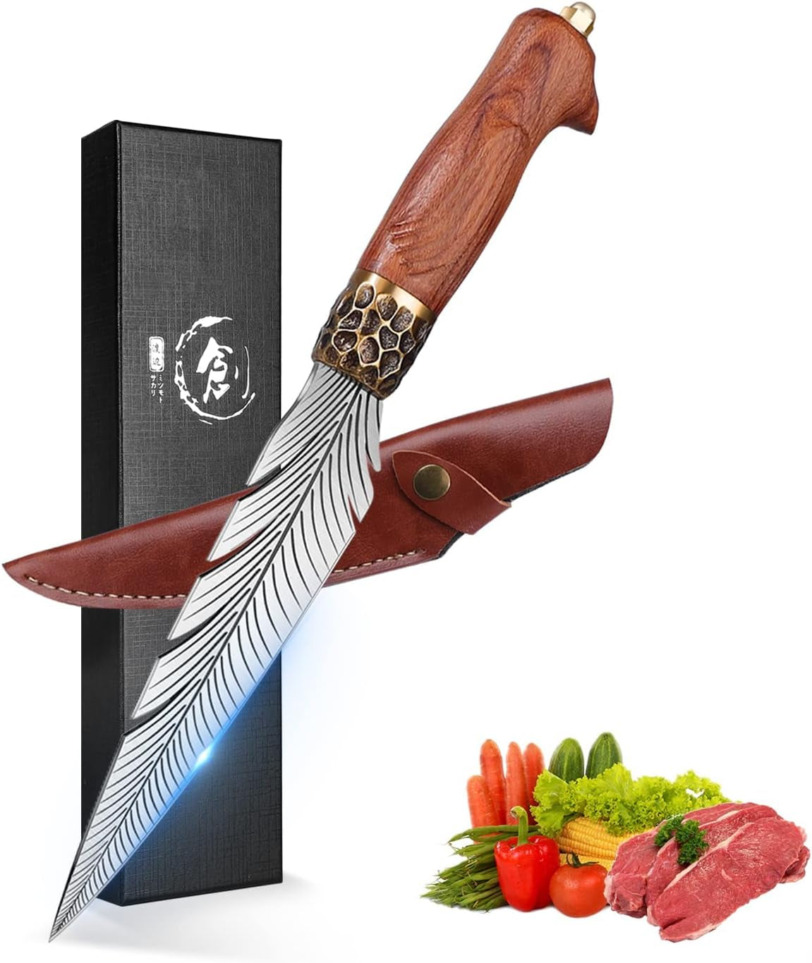 feather-viking-knife-gift-japanese-boning-knife