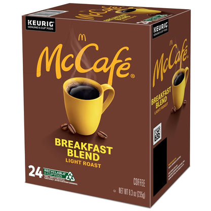 Breakfast Blend Coffee, Keurig Single Serve Keurig K-Cup Pods, Light Roast, 96 Count (4 Packs of 24)13