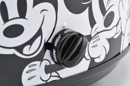 Mickey & Friends 5-Quart Slow Cooker - Food & Dip Warmer for Parties - Electric Slow Cooker with Tempered Glass Lid & Mickey Icon Handle - Kitchen Essential for Soups & Home-Cooked Meals | Electric Food & Dip Warmer with Tempered Glass Lid & Mickey Icon H4