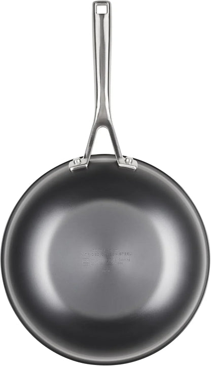 Kitchenaid NITRO Carbon Steel Wok, 10-Inch Nitrided Carbon Steel Pan, Stir Fry Pan, Gray9