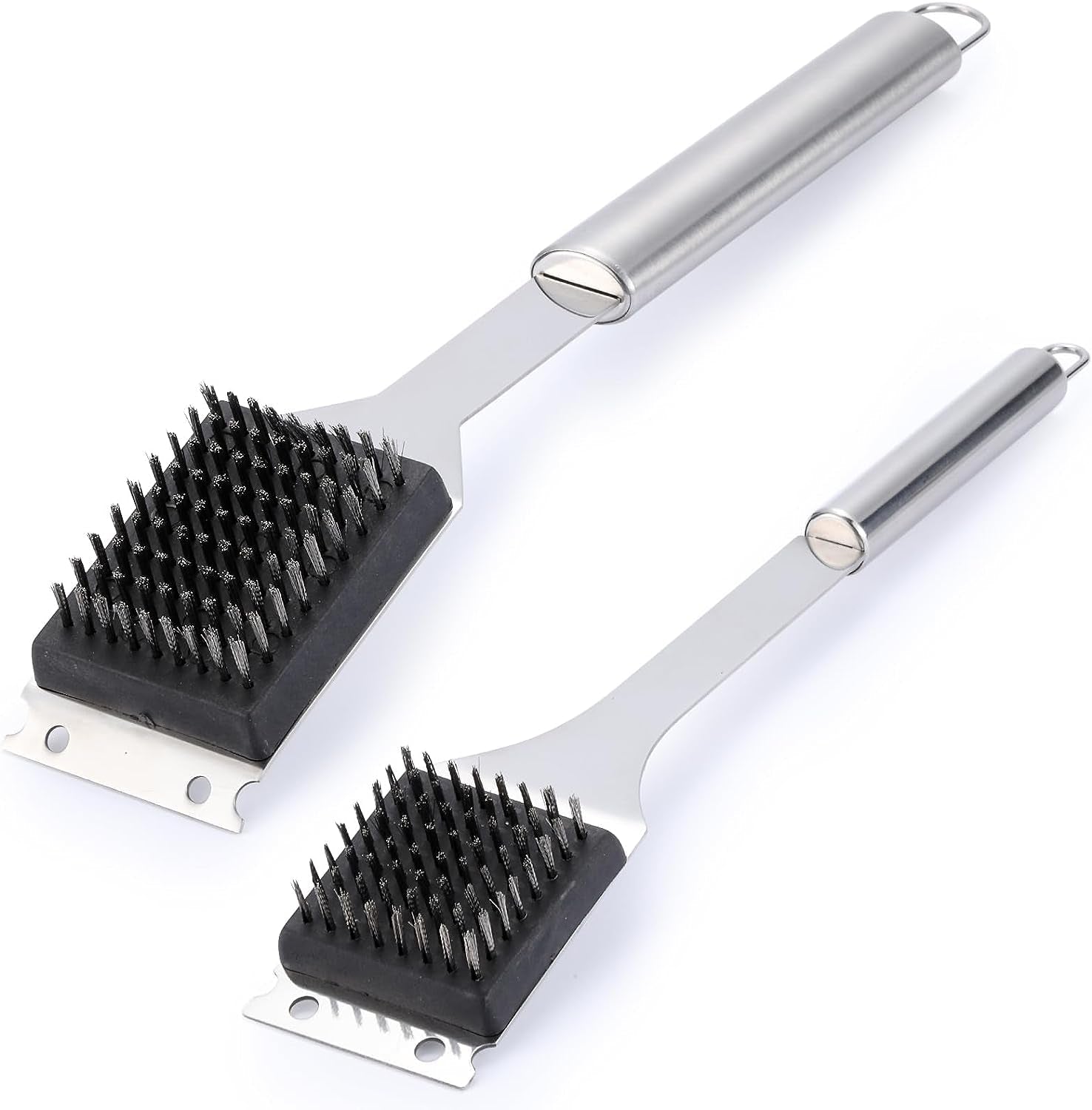 2-pack-grill-brush-and-scraper-16-5-14-wire-bbq-grill-brush-for-outdoor-grill-304-stainless-steel-cleaning-brush-bbq-grill-accessories-safe-grill-cleaner-brush-ideal-gift-for-men-dad-bbq-brush