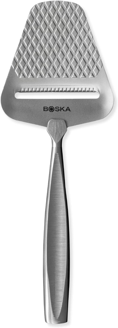 BOSKA Monaco+ Premium Cheese Slicer - Award Winning Cheese Cutter for Block Cheese, Cheddar up to Parmesan - Quilted Pattern Reduces Resistance - Non-Stick & Ergonomic Handheld1