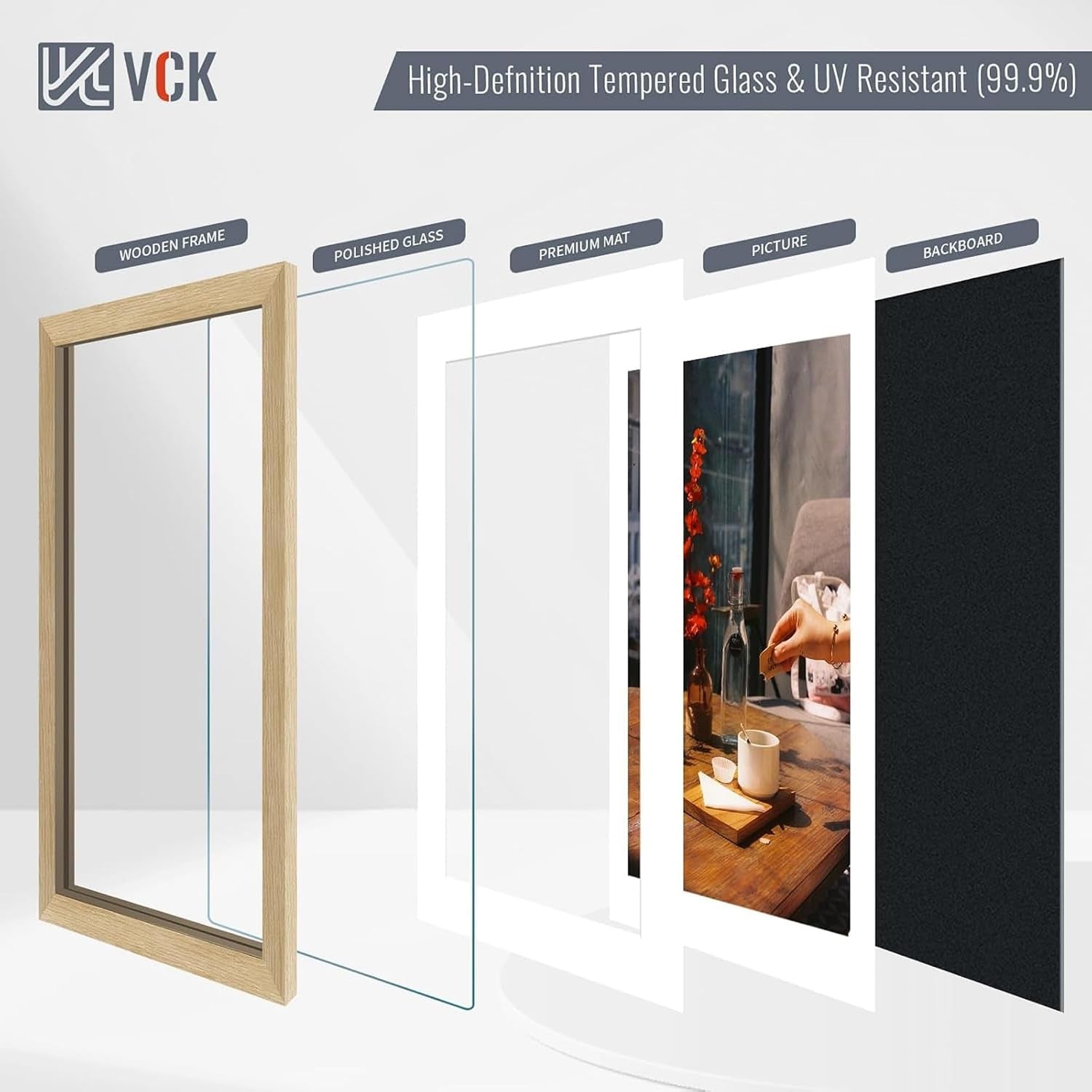 5x7-picture-frame-5-pack-oak-wood-4x6-mat-glass-for-portrait-print