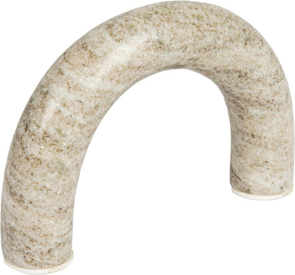 Creative Co-Op Marble Arch Tabletop Shelf Decor, Beige1