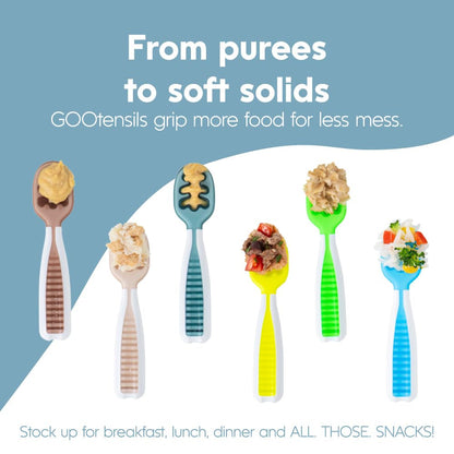 Feeding Littles Baby Spoons 6 Months, 3-Pack Neutrals7