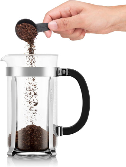 34Oz Chambord French Press Coffee Maker, High-Heat Borosilicate Glass, Polished Stainless Steel – Made in Portugal2
