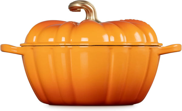 Le Creuset Enameled Cast Iron Signature Pumpkin Cocotte, 4 Qt., Persimmon4