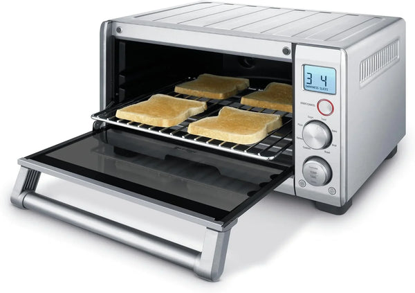 Breville BOV650XL Compact Smart Oven, Brushed Stainless Steel | Evenly Bake, Toast, Broil and More with This Versatile Small Countertop Oven and Toaster Offering 8 Cooking Functions3