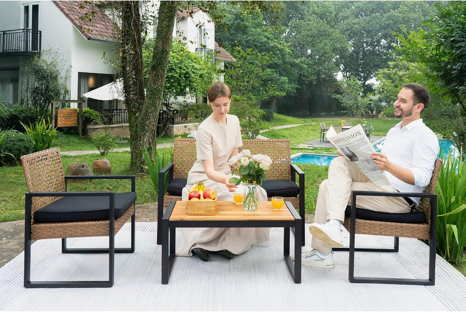 4-piece-patio-furniture-set-with-acacia-wood-tabletop-pe-rattan-conversation-sofa-set-steel-frame-outdoor-seating-for-balcony-porch-garden-backyard-lawn-black-cushions-light-brown-wicker