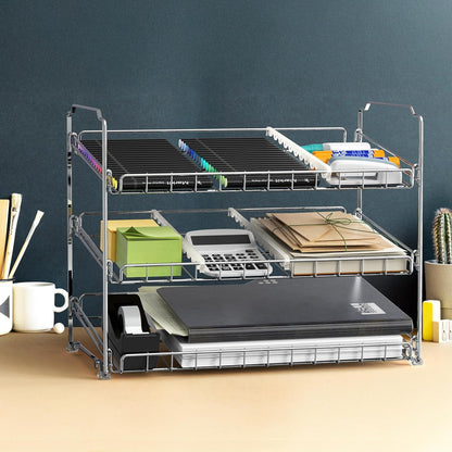 3-Tier Stackable Can Organizer Rack Hold 36 Cans, Chrome8