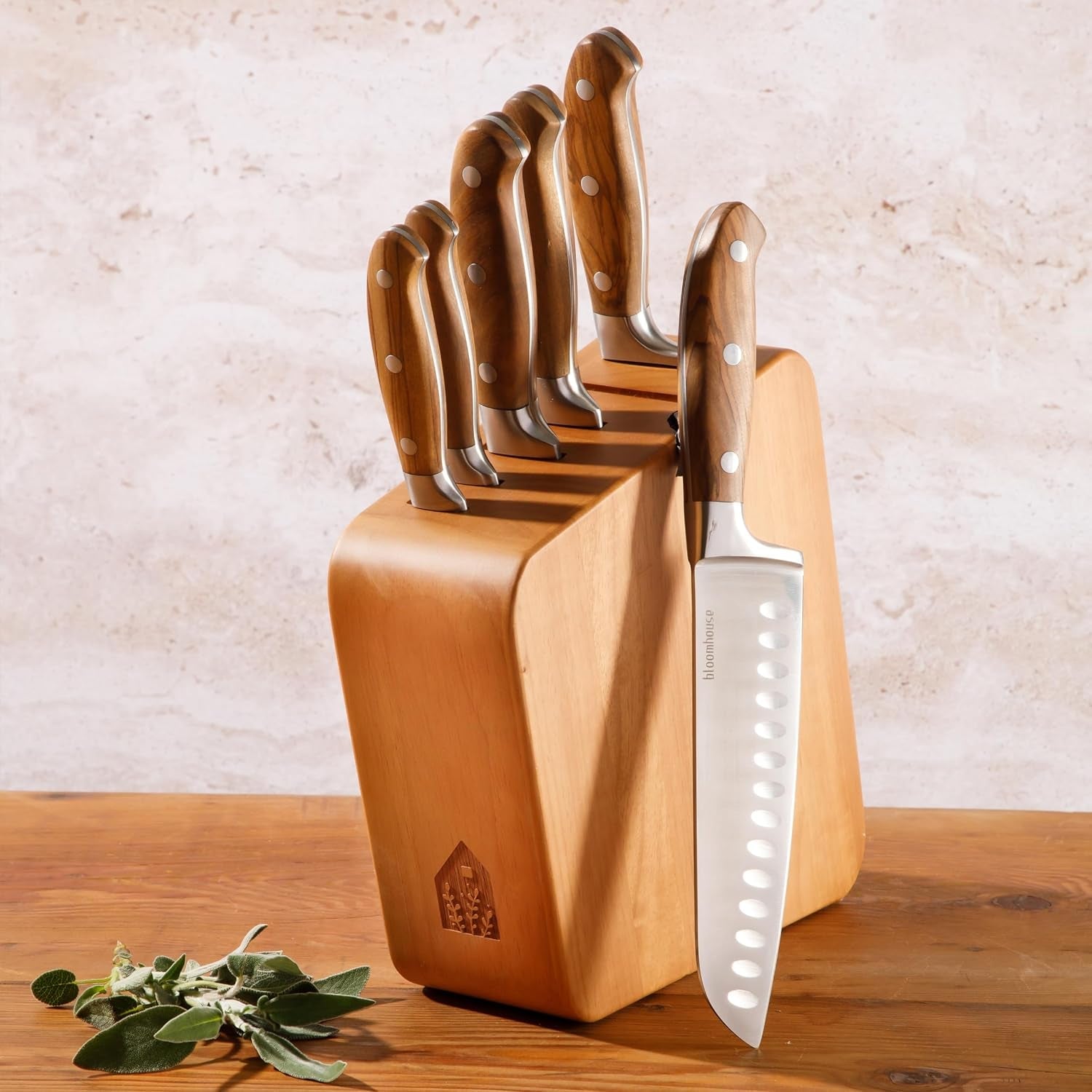 bloomhouse-kitchen-knife-block-set-7-piece-italian-olive-wood-german-forged-stainless-steel-knives-two-time-oprahs-favorite-things-winner-brand