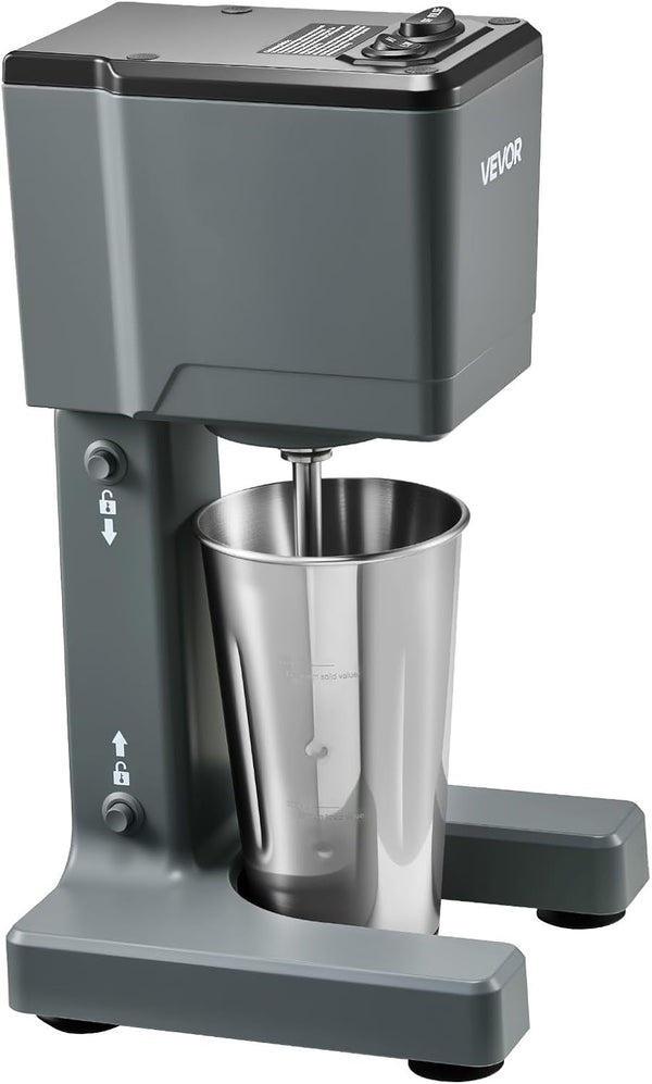 Milkshake Maker, 150W Single Head Milkshaking Machine, Height Ajustable, Dual-Speed Adjustment Drink Mixer Blender with 820Ml Stainless Steel Cup, for Home, Kitchen, Bar & Beverage Shop9