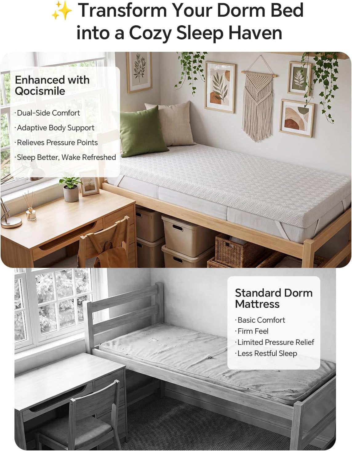college-dorm-room-essential-twin-xl-memory-foam-mattress-topper-pad-3-inch-memory-foam-mattress-pad-firm-support-for-hard-dorm-beds-pressure-relief-dualside-spinal-align-nonslip-removable
