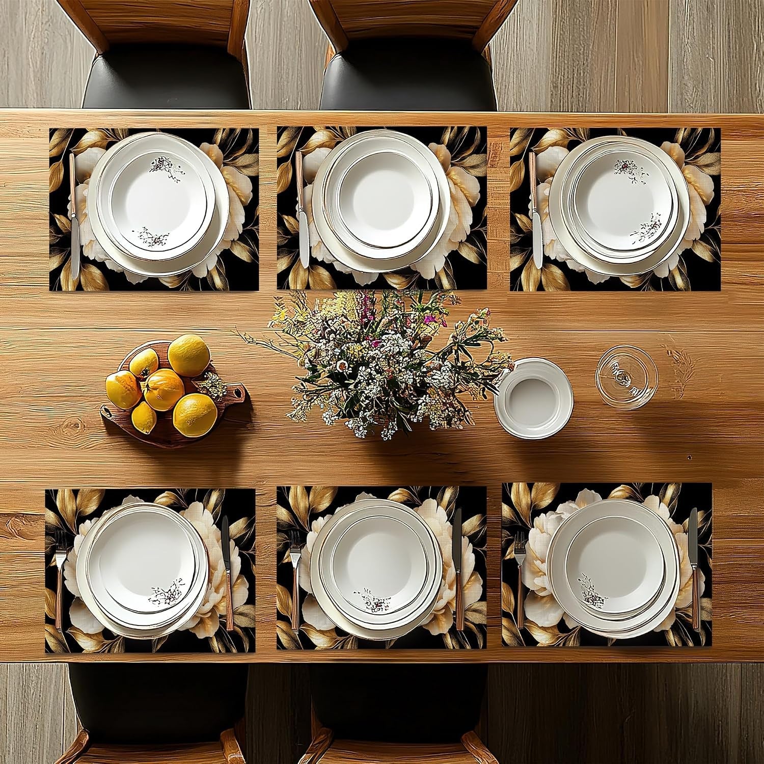 white-flowers-placemats-set-of-6-glitter-blooming-washable-dining-table-mats-for-kitchen-party-decorative-linen-table-mats-12-x-18-inches