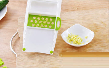 Multifunction Vegetable Slicer with 5 Blades, ABS Stainless Steel2