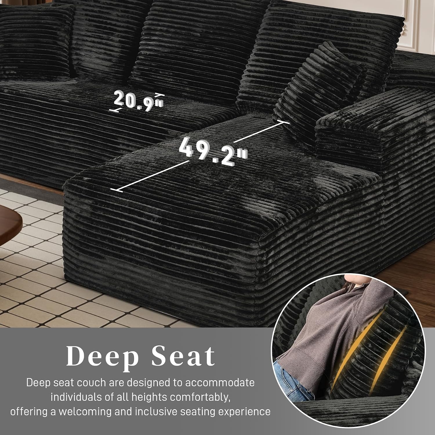 108-boneless-couches-for-living-room-l-shaped-comfy-cloud-modular-sectional-memory-foam-deep-seat-boneless-couch-no-assembly-required-boneless-sofa-for-living-room-with-right-facing-chaise-black