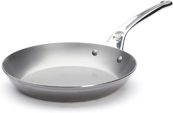 MINERAL B Pro Carbon Steel Fry Pan - 11” Diameter, 8.3” Cooking Surface - Ideal for Searing, Sauteing & Reheating - Naturally Non-Stick Finish - Made in France1