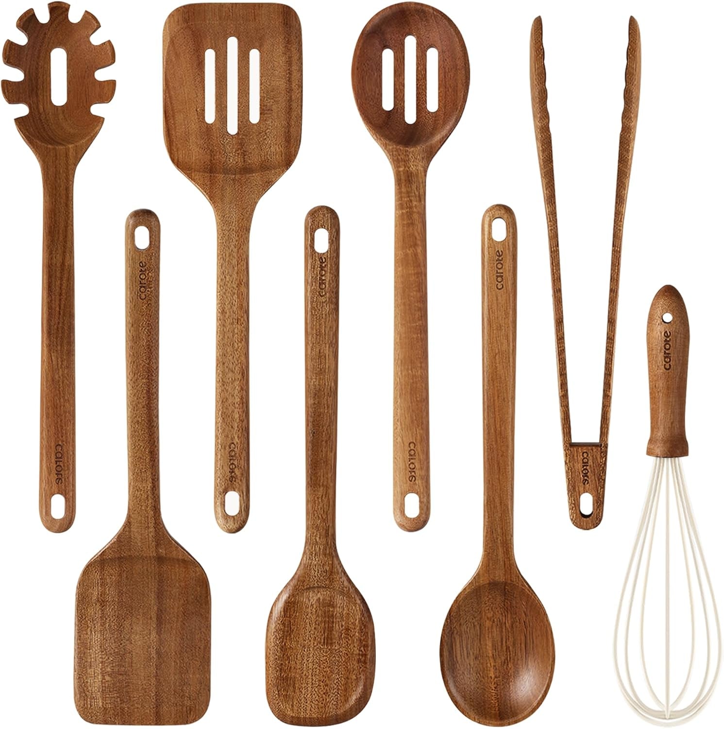 wooden-utensil-set-8-piece-acacia-wood-cooking-utensils-nonstick-cookware-friendly-durable-heat-resistant-cool-touch-handles-hanging-loops-everyday-kitchen-essentials