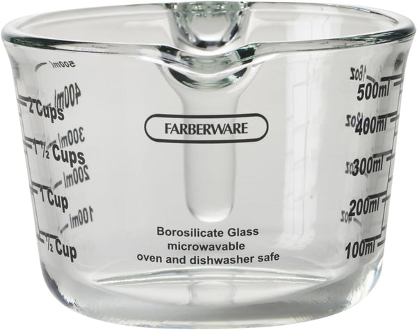 2-Cup Borosilicate Glass Wet and Dry Measuring Cup with Oversized Measurements, Clear6