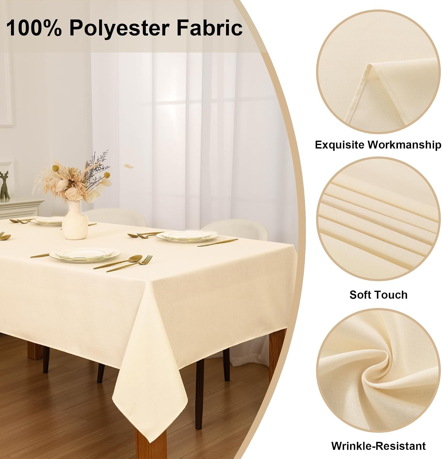 faux-linen-rectangle-tablecloth-spillproof-wrinkle-resistant-reusable-table-cloth-decorative-wipeable-table-cover-for-holiday-kitchen-dining-buffet-and-parties-60-x-102-inch-champagne