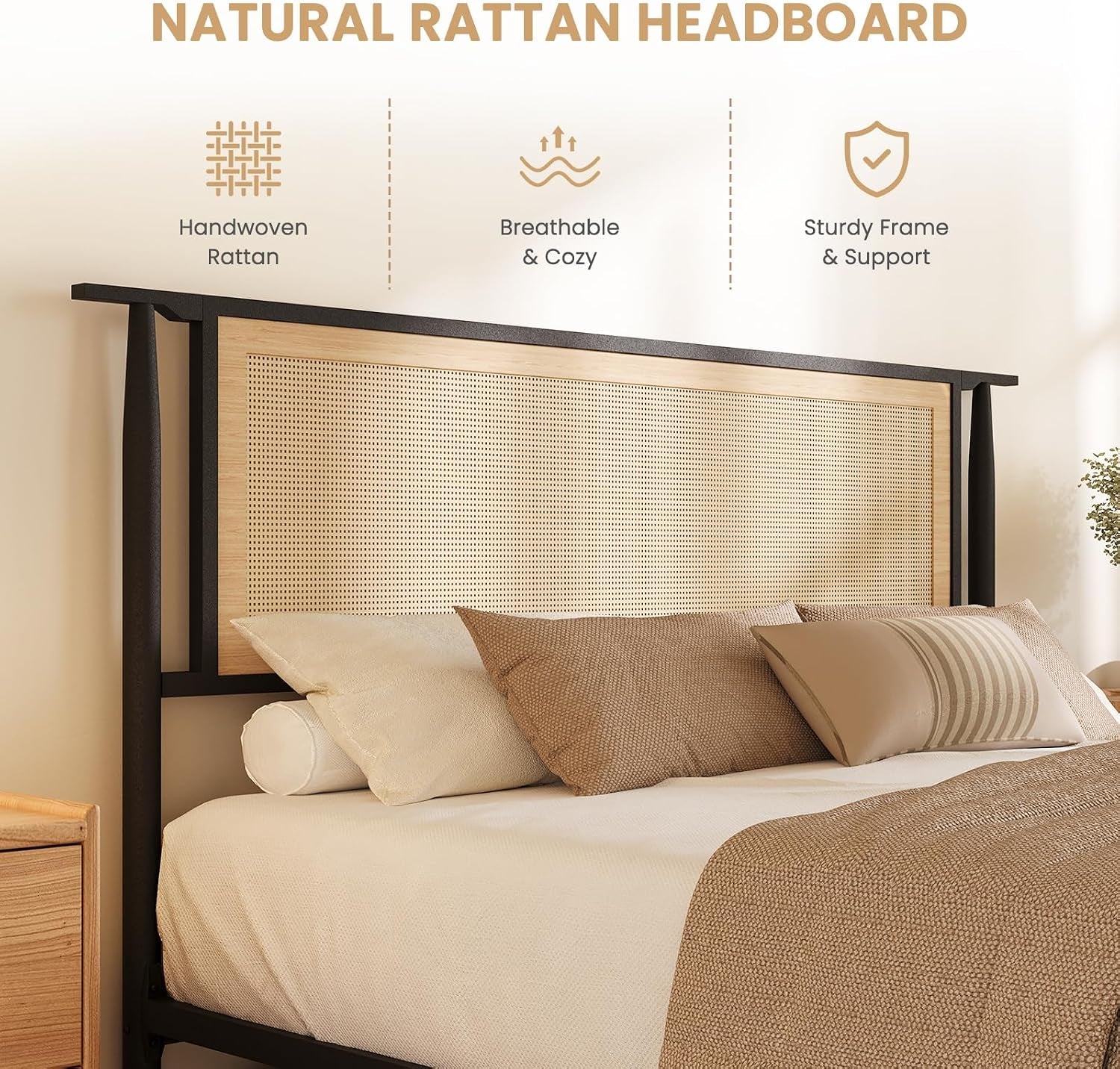 rattan-bed-frame-queen-with-headboard-black
