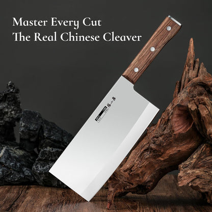 ZHANG XIAO QUAN 7.3 Inch Meat Cleaver Ultra Sharp Chinese Cleaver Knife8