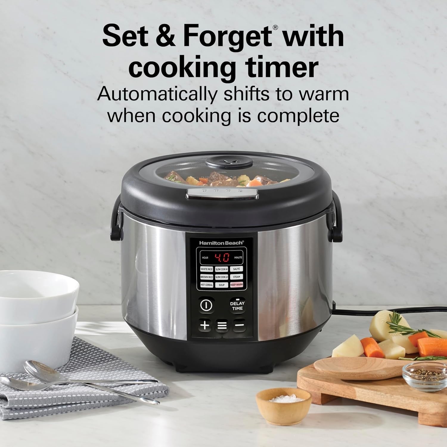 stay-or-go-20-cup-portable-multi-cooker-with-lid-latch-rice-cooker-slow-cooker-food-steamer-easy-digital-controls-pfas-free-nonstick-pot-glass-lid-black-stainless-steel