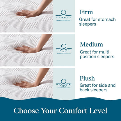 ® 10" Medium Gel Memory Foam Mattress – Bamboo Charcoal & Cooling Gel – Fiberglass Free – Bed in a Box – Certipur-Us® Certified – King Size4