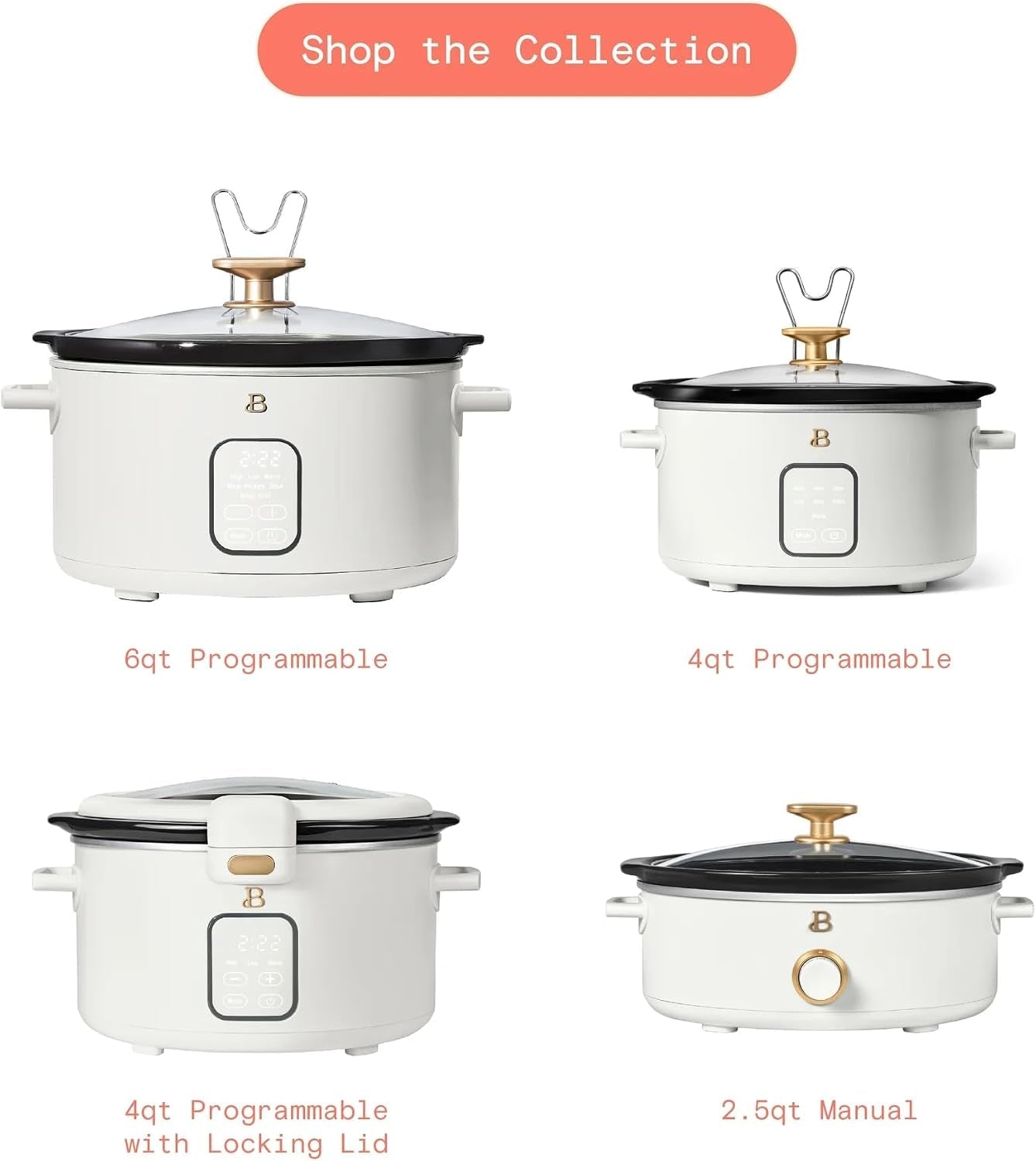 2-5-quart-dip-warmer-slow-cooker-mini-crock-pot-for-cheese-fondue-sauces-and-appetizers-compact-electric-cooker-with-low-high-warm-settings-white-icing