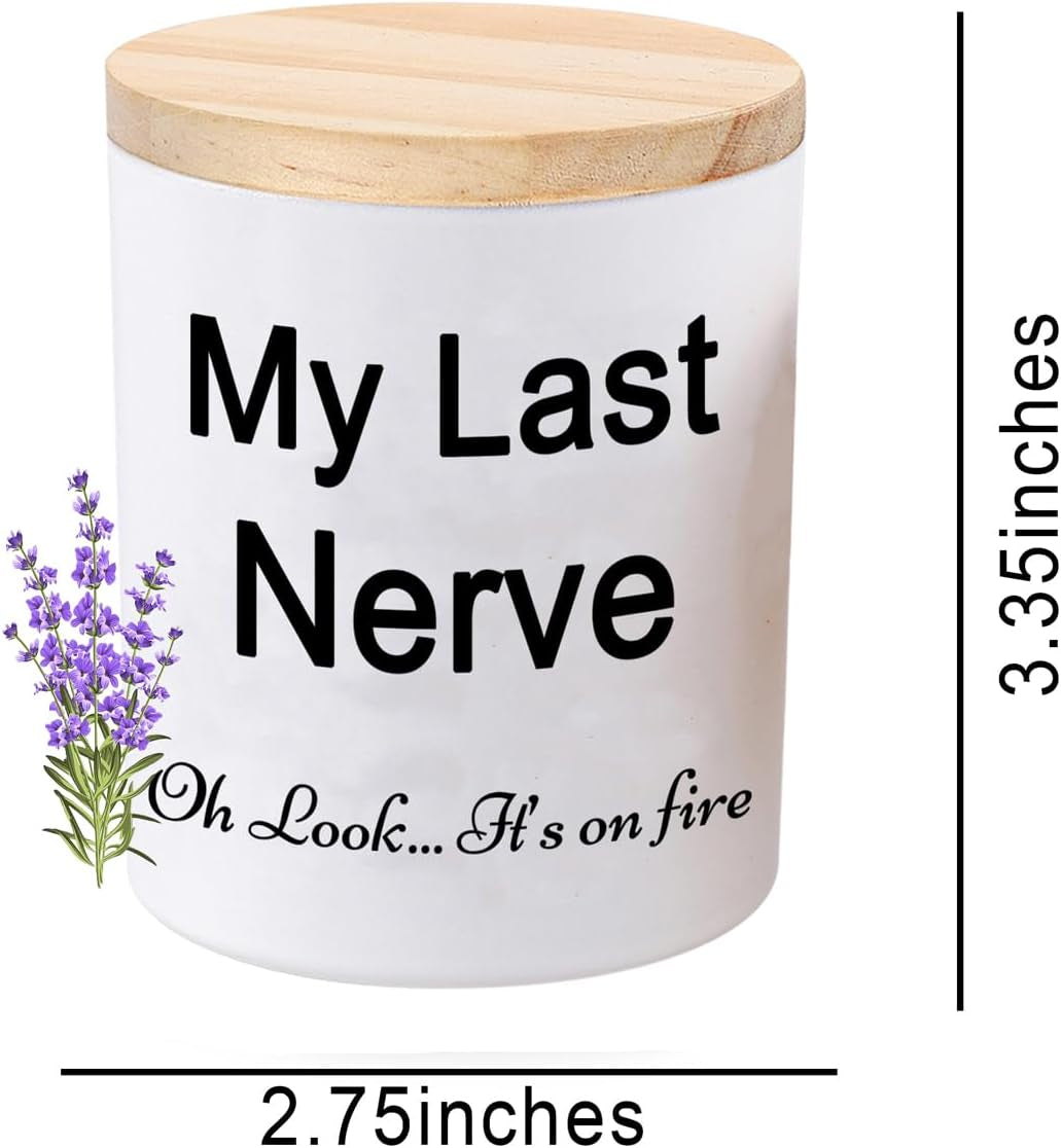 funny-gifts-for-women-my-last-nerve-lavender-scented-soy-candle
