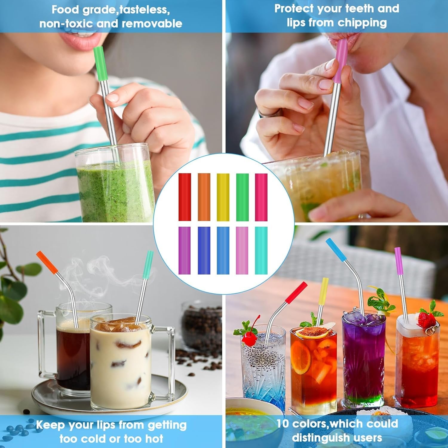 20-pack-reusable-stainless-steel-metal-straws-10-5-8-5-reusable-drinking-straws-with-20-silicone-tips-5-straw-brushes-1-travel-case-eco-friendly-extra-long-metal-straw-fit-for-20-24-30-oz-tumbler