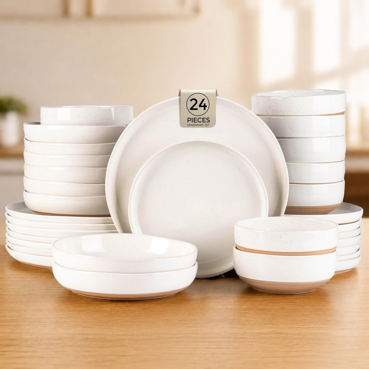 24-piece-ceramic-dinnerware-set-for-6-handpainted-plates-pasta-bowls-bowls-set-with-rustic-terracotta-underside-scratch-resistant-dishwasher-microwave-safe-speckled-glaze-beige