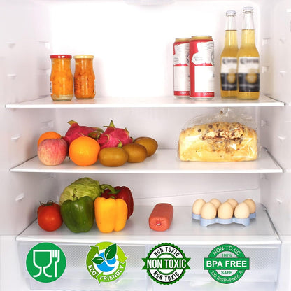 Shelf Liner, Non-Slip Cabinet Liner, Washable Oil-Proof for Kitchen Cabinet, Shelves, Refrigerator, Storage, Desks, 12 Inches X 20 FT, Non Adhesive Drawers3