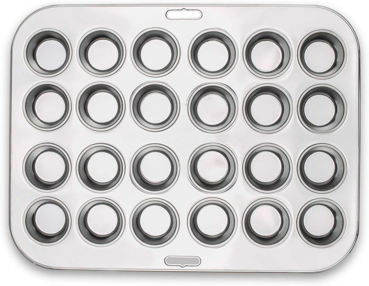 stainless-steel-mini-muffin-cupcake-pan-24-mini-cups-baking-pan-mini-cupcakes-muffins-dishwasher-safe-no-coatings-baking-essential-durable-consistent-results-rust-resistant